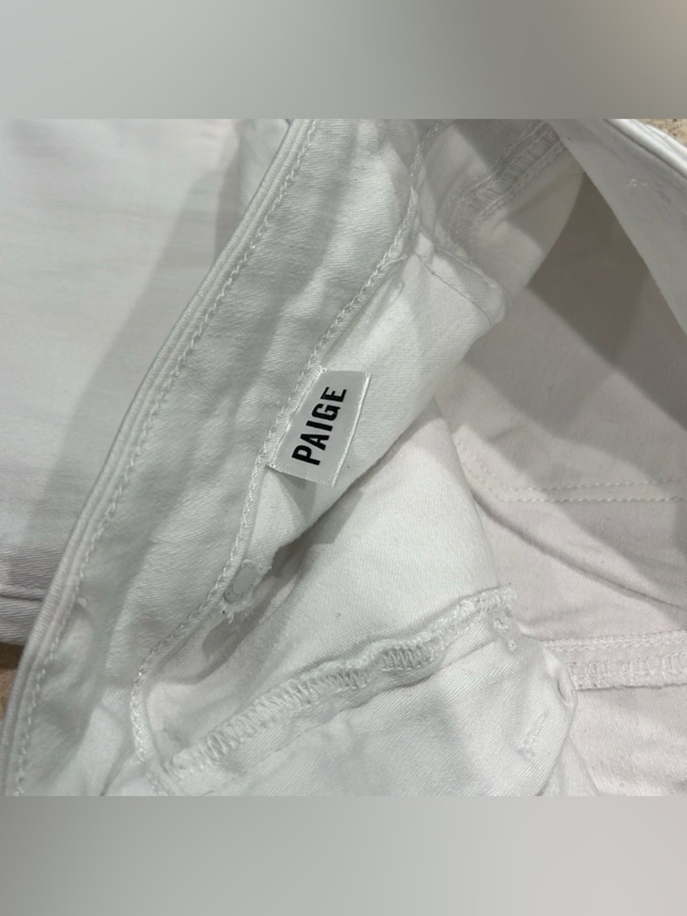 ✨ PAIGE Verdugo Crop White Skinny Jeans – Size 25 ✨ - Picture 8 of 9